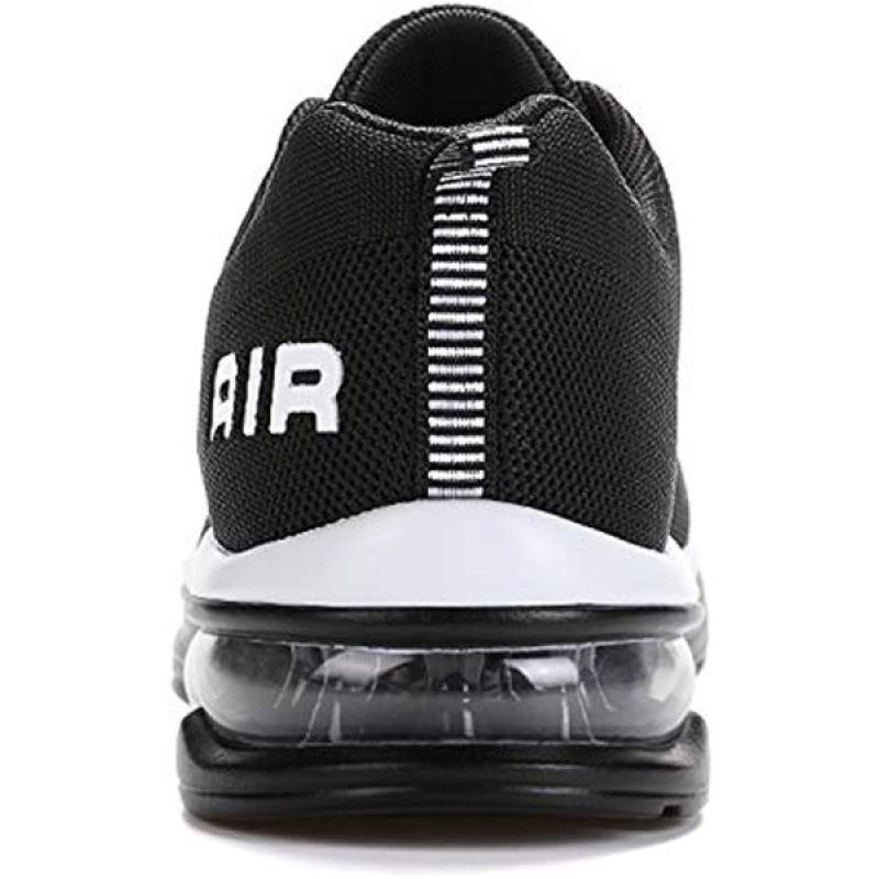 Damyuan Running Shoes Men's Air Cushion Athletic Gym Tennis Shoes Sneakers Lightweight Walking Shoes Black-8