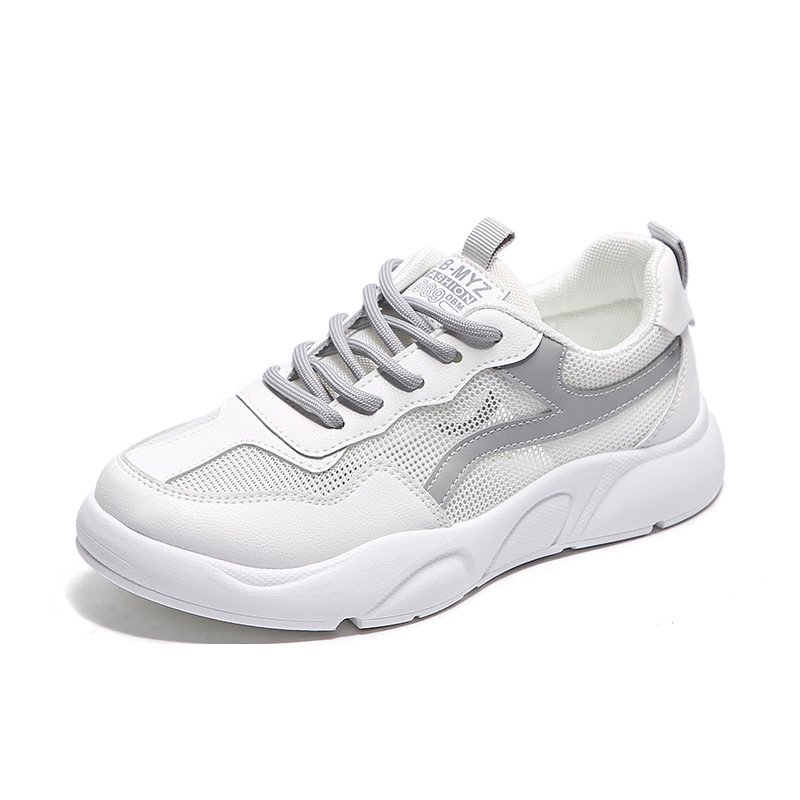 Breathable mesh shoes women's 2021 summer new student running shoes women's mesh casual shoes trend