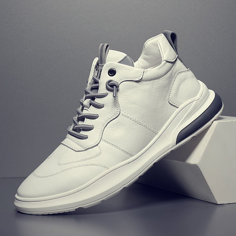 Sports shoes trendy casual sneakers leather men's shoes 2021 new trendy shoes men's sneakers hot style